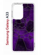 Чехол-накладка Samsung Galaxy A33 (630895) Kruche PRINT Витраж