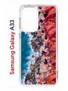 Чехол-накладка Samsung Galaxy A33 (630895) Kruche PRINT Морской берег