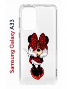Чехол-накладка Samsung Galaxy A33 (630895) Kruche PRINT Минни