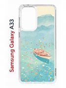 Чехол-накладка Samsung Galaxy A33 (630895) Kruche PRINT озеро цветов