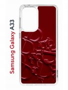 Чехол-накладка Samsung Galaxy A33 (630895) Kruche PRINT Dior