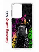 Чехол-накладка Samsung Galaxy A33 (630895) Kruche PRINT Микки Маус