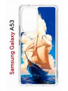 Чехол-накладка Samsung Galaxy A53 5G (630894) Kruche PRINT Парусник