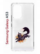 Чехол-накладка Samsung Galaxy A53 5G (630894) Kruche PRINT Fox