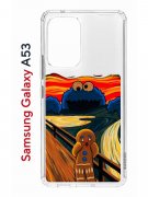 Чехол-накладка Samsung Galaxy A53 5G Kruche Print Cookie Scream