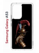 Чехол-накладка Samsung Galaxy A53 5G (630894) Kruche PRINT Гладиатор
