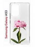 Чехол-накладка Samsung Galaxy A53 5G Kruche Print Пион
