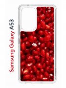 Чехол-накладка Samsung Galaxy A53 5G (630894) Kruche PRINT Гранат