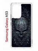 Чехол-накладка Samsung Galaxy A53 5G (630894) Kruche PRINT Череп техно