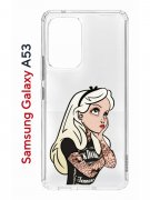Чехол-накладка Samsung Galaxy A53 5G (630894) Kruche PRINT Tattoo Girl