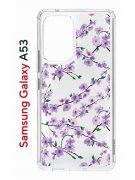 Чехол-накладка Samsung Galaxy A53 5G (630894) Kruche PRINT Сакура