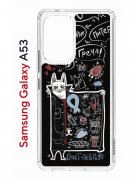 Чехол-накладка Samsung Galaxy A53 5G (630894) Kruche PRINT Кот Питер