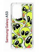 Чехол-накладка Samsung Galaxy A53 5G (630894) Kruche PRINT Инопланетянин