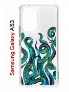 Чехол-накладка Samsung Galaxy A53 5G (630894) Kruche PRINT Щупальца