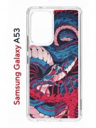 Чехол-накладка Samsung Galaxy A53 5G Kruche Print Японская змея