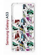 Чехол-накладка Samsung Galaxy A53 5G (630894) Kruche PRINT Кроссы Nike Air Max