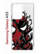 Чехол-накладка Samsung Galaxy A53 5G (630894) Kruche PRINT Spider-Man-Venom