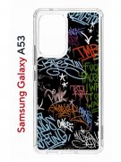 Чехол-накладка Samsung Galaxy A53 5G Kruche Print Граффити