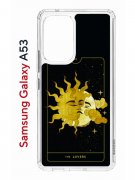 Чехол-накладка Samsung Galaxy A53 5G (630894) Kruche PRINT Tarot Lovers