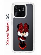 Чехол-накладка Xiaomi Redmi 10C Kruche Print Минни