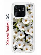 Чехол-накладка Xiaomi Redmi 10C (623779) Kruche PRINT Ромашки