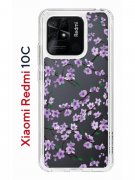 Чехол-накладка Xiaomi Redmi 10C Kruche Print Сакура