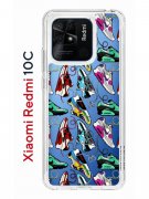Чехол-накладка Xiaomi Redmi 10C (623779) Kruche PRINT Кроссы Nike Air Max