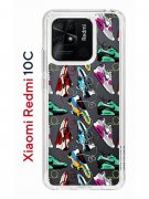 Чехол-накладка Xiaomi Redmi 10C (623779) Kruche PRINT Кроссы Nike Air Max