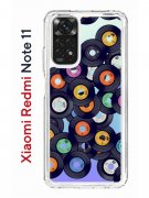 Чехол-накладка Xiaomi Redmi Note 11  (623778) Kruche PRINT Виниловые пластинки