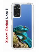 Чехол-накладка Xiaomi Redmi Note 11/Note 11S Kruche Print Змея