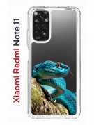 Чехол-накладка Xiaomi Redmi Note 11/Note 11S Kruche Print Змея