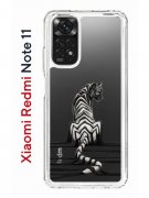 Чехол-накладка Xiaomi Redmi Note 11  (623778) Kruche PRINT Tiger