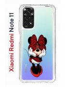 Чехол-накладка Xiaomi Redmi Note 11/Note 11S Kruche Print Минни