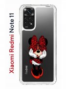 Чехол-накладка Xiaomi Redmi Note 11/Note 11S Kruche Print Минни