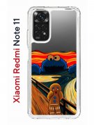 Чехол-накладка Xiaomi Redmi Note 11  (623778) Kruche PRINT Cookie Scream