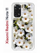 Чехол-накладка Xiaomi Redmi Note 11/Note 11S Kruche Print Ромашки