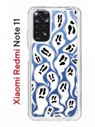 Чехол-накладка Xiaomi Redmi Note 11  (623778) Kruche PRINT Призраки