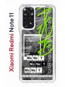 Чехол-накладка Xiaomi Redmi Note 11/Note 11S Kruche Print Money Easy