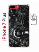 Чехол-накладка iPhone 7 Plus/8 Plus Kruche Magnet Print Двигатель