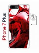 Чехол-накладка Apple iPhone 7 Plus (626141) Kruche PRINT Вино