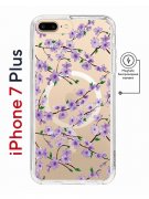 Чехол-накладка iPhone 7 Plus/8 Plus Kruche Magnet Print Сакура