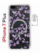 Чехол-накладка iPhone 7 Plus/8 Plus Kruche Magnet Print Сакура