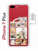 Чехол-накладка Apple iPhone 7 Plus (626141) Kruche PRINT Коты-Мемы