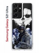 Чехол-накладка Samsung Galaxy S21 Ultra (594675) Kruche PRINT Call of Duty