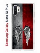 Чехол-накладка Samsung Galaxy Note 10+ Kruche Print Крылья