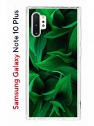 Чехол-накладка Samsung Galaxy Note 10+ Kruche Print Grass