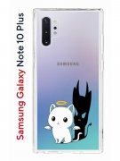 Чехол-накладка Samsung Galaxy Note 10+ Kruche Print Angel Demon