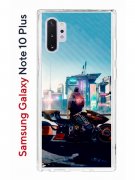 Чехол-накладка Samsung Galaxy Note 10+ Kruche Print Киберпанк