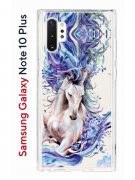 Чехол-накладка Samsung Galaxy Note 10+ Kruche Print Грация