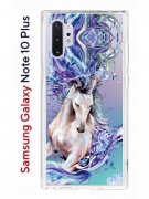Чехол-накладка Samsung Galaxy Note 10+ Kruche Print Грация